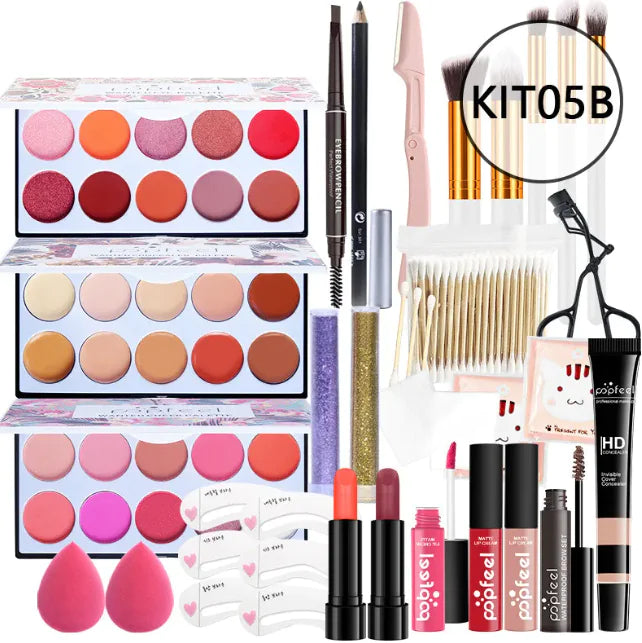 Beginner's Complete Makeup Set – Concealer, Eyeliner & Brow Pencil