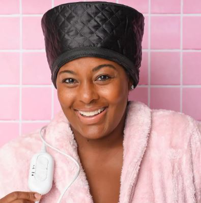 Nuevo gorro rizador afro con vapor