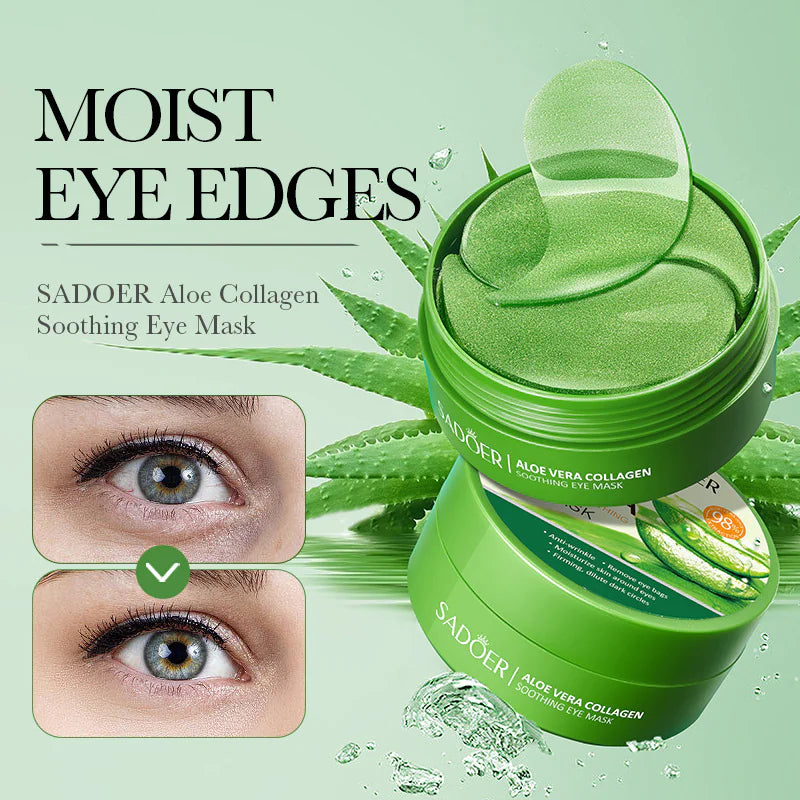 Mascarilla de colágeno para ojos con aloe vera