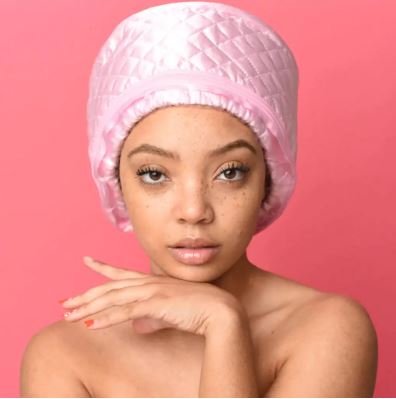 Nuevo gorro rizador afro con vapor
