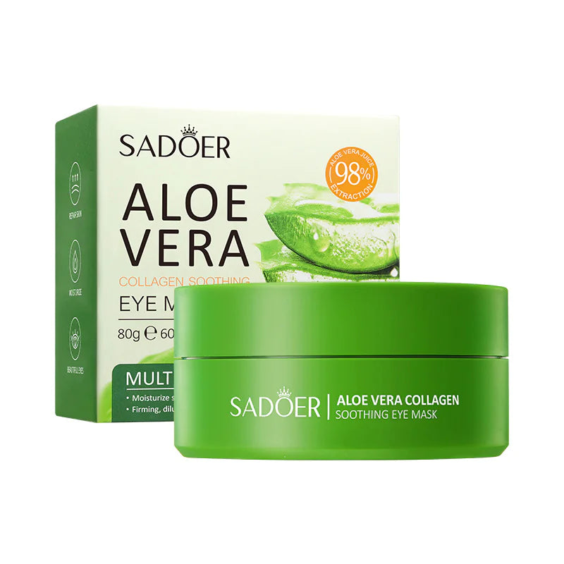 Mascarilla de colágeno para ojos con aloe vera